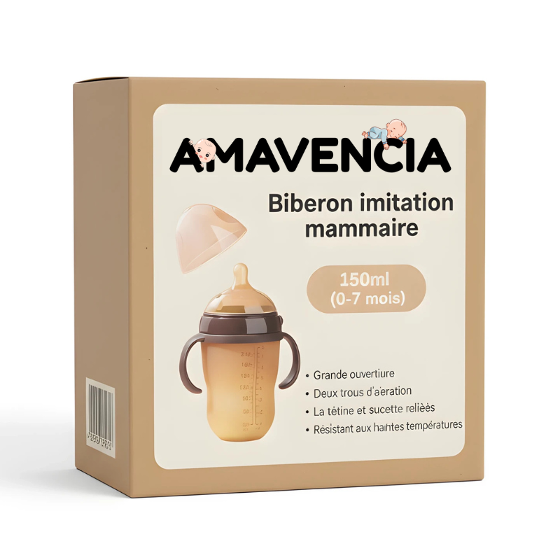 Biberon imitation mammaire